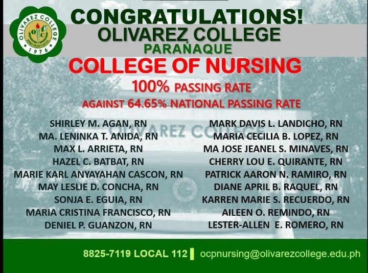 news-OC-College of Nursing Achieves 100% Passing Rate in NLE! ?>